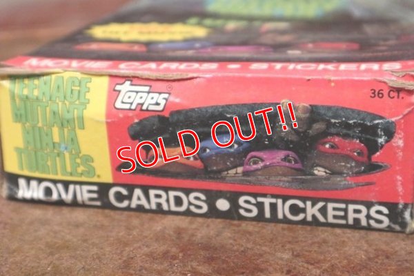 画像6: ct-200901-29 TEENAGE MUTANT NINJA TURTLES / Topps 1990 Trading Card Box