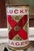 nt-200901-01 LUCKY LAGER BEER / Vintage 12 FL.OZ Can