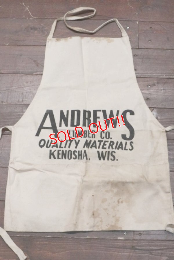 画像1: dp-200501-21 ANDREWS LUMBER CO. / Vintage Apron