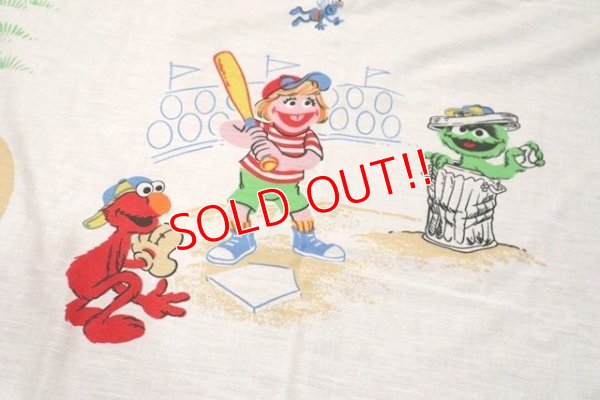 画像5: ct-200901-30 Sesame Street / 1980's Flat Sheet (Twin)