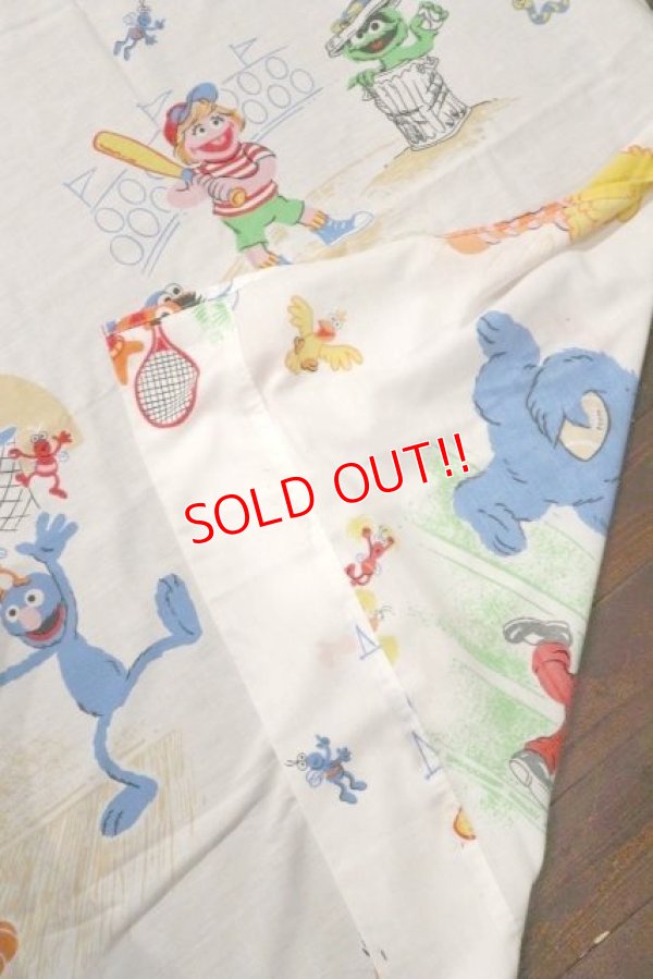 画像6: ct-200901-30 Sesame Street / 1980's Flat Sheet (Twin)