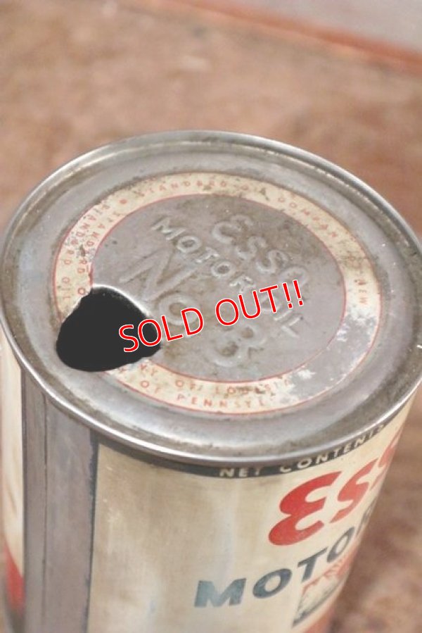 画像5: dp-200901-59 Esso / 1935 One Quart ESSOLUBE Motor Oil Can