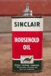 画像1: dp-200901-63 SINCLAIR / 1960's HOUSEHOLD OIL Can (1)