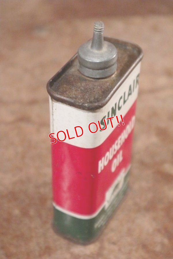 画像4: dp-200901-63 SINCLAIR / 1960's HOUSEHOLD OIL Can