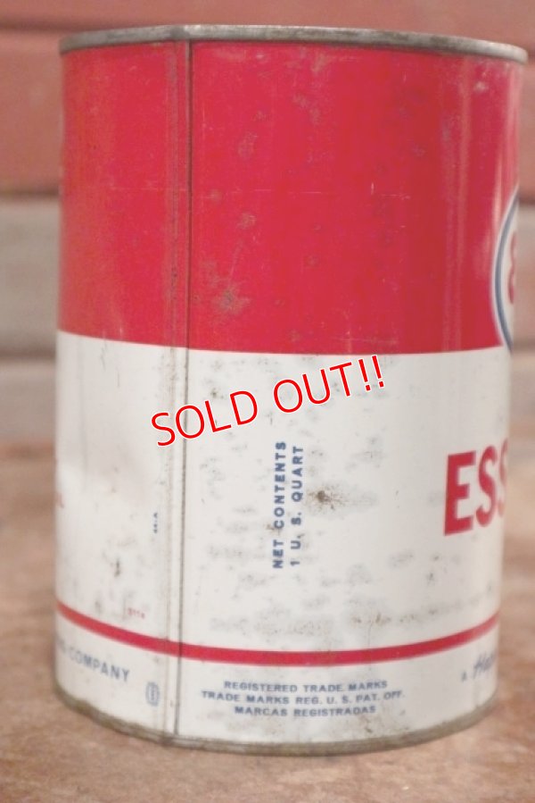 画像4: dp-200901-59 Esso / 1963 One Quart ESSOLUBE Motor Oil Can
