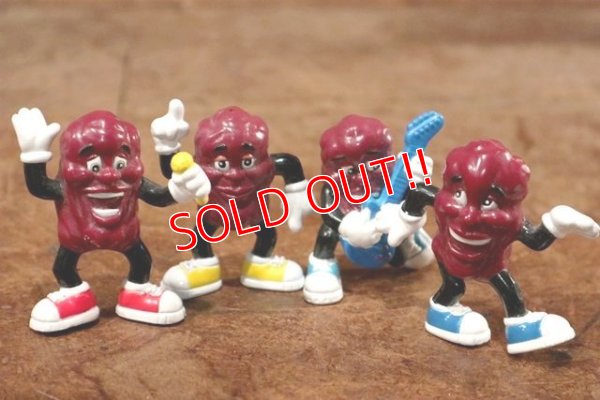 画像1: ct-200901-66 California Raisins / 2001 PVC Figure Set of 4