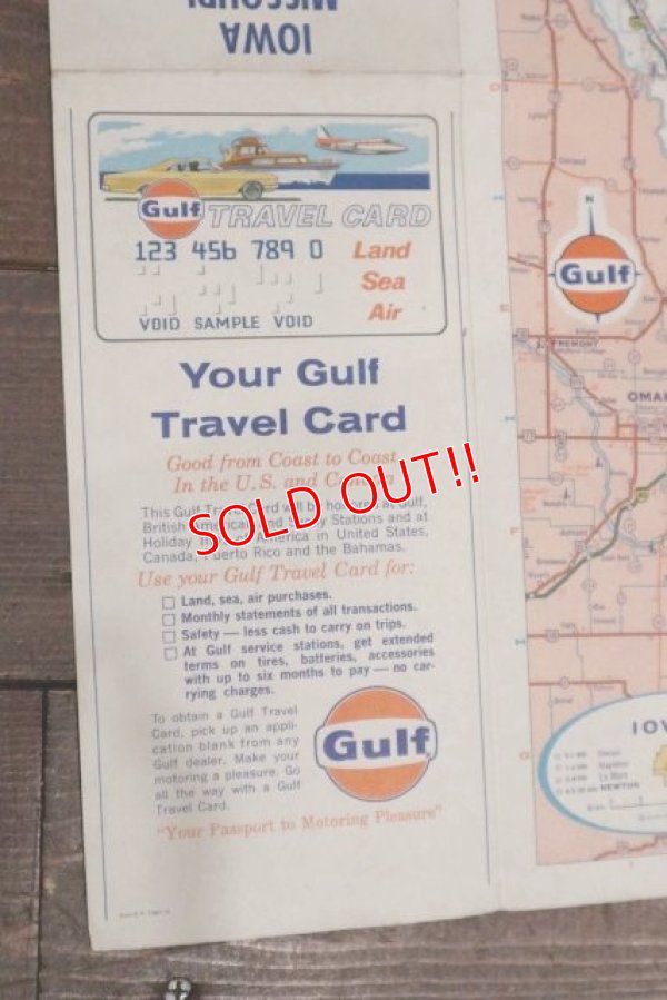 画像3: dp-200901-17 Gulf / 1967 Road Map "IOWA MISSOURI"