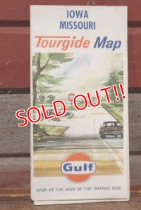dp-200901-17 Gulf / 1967 Road Map "IOWA MISSOURI"