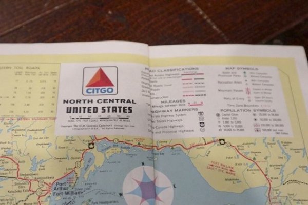 画像6: dp-200901-18 CITGO / 1965 Road Map "CENTRAL STATES"
