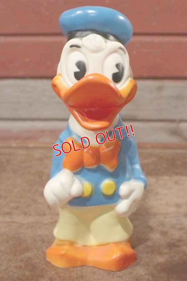 画像1: ct-200901-32 Donald Duck / 1960's-1970's Soft Vinyl Doll (England)