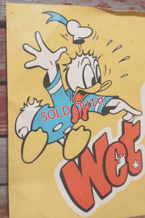 画像2: ct-200901-64 Donald Duck / WET PAINT 1987 Poster