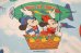 画像2: ct-200901-35 Disney Characters / 1970's Flat Sheet (Twin) (2)