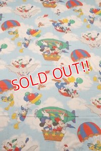 ct-200901-35 Disney Characters / 1970's Flat Sheet (Twin)