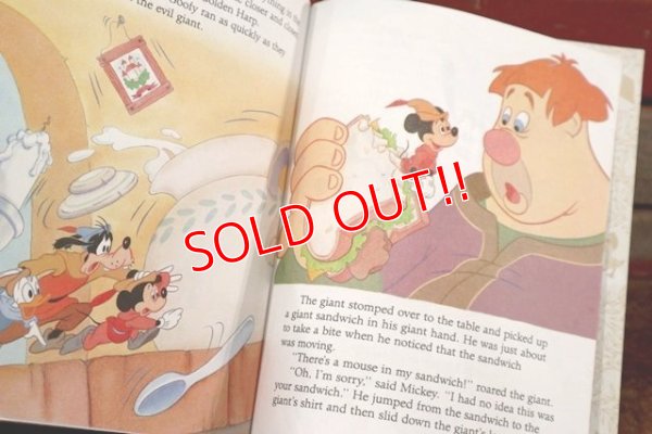 画像6: ct-200901-72 Mickey Mouse / 1988 Little Golden Book "Mickey and the Beans Talk"