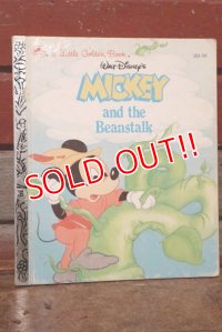 ct-200901-72 Mickey Mouse / 1988 Little Golden Book "Mickey and the Beans Talk"