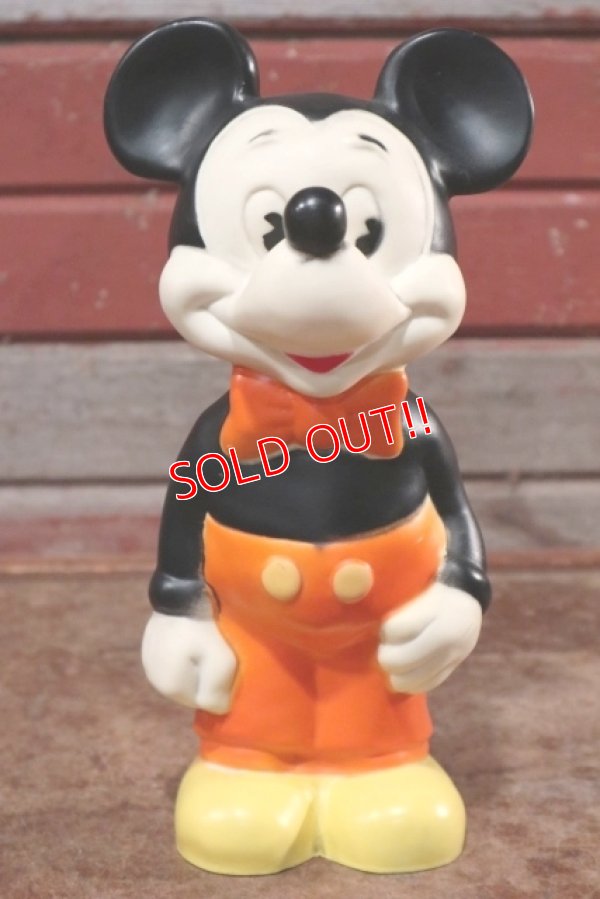 画像1: ct-200901-31 Mickey Mouse / 1960's-1970's Soft Vinyl Doll (England)