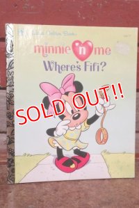 ct-200901-71 Minnie Mouse / 1992 Little Golden Book "Minnie n' me Where's Fifi?"