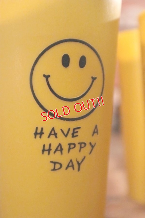 画像3: dp-201001-07 Have A Happy Day / 1970's Smile Plastic Tumbler