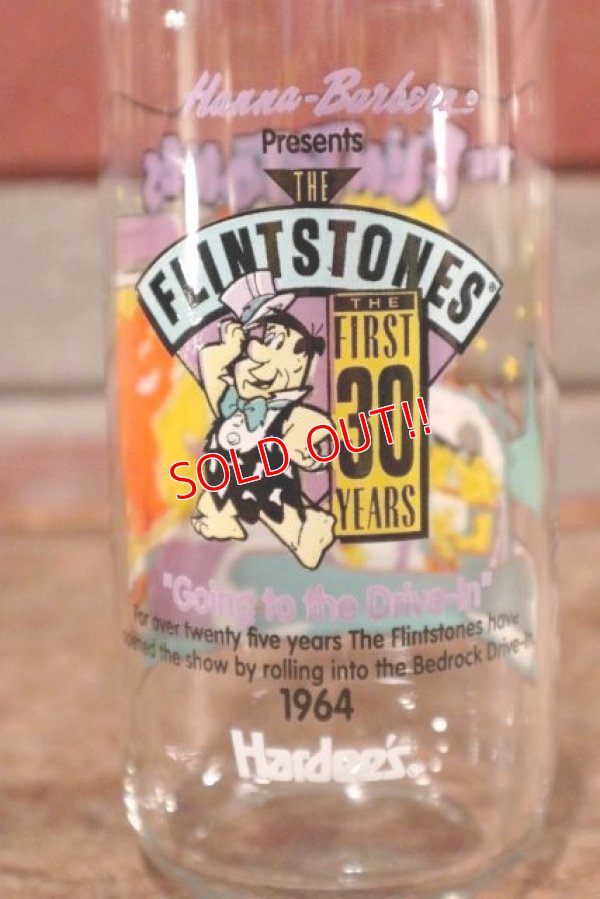 画像4: gs-201001-10 The Flintstones / Hardee's 1991 "Going to the Drive-in" Glass