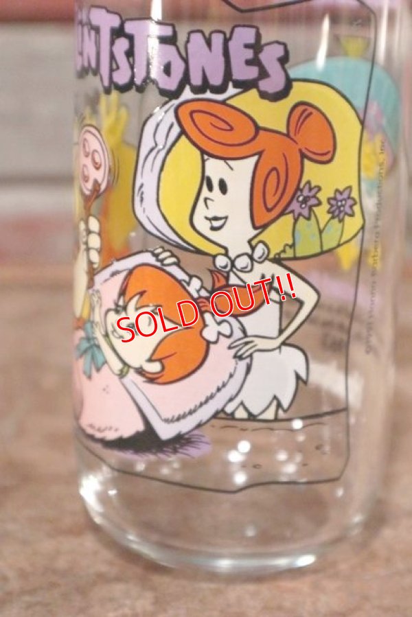 画像3: gs-201001-09 The Flintstones / Hardee's 1991 "The Blessed Event" Glass