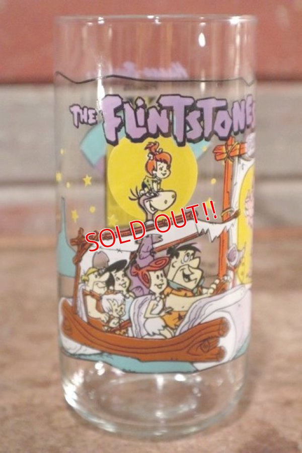 画像1: gs-201001-10 The Flintstones / Hardee's 1991 "Going to the Drive-in" Glass