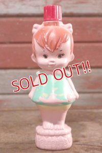 ct-201001-15 Pebbles Flintstone / PUREX 1960's Fun Bath Bottle