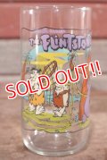 gs-190201-05 The Flintstones / Hardee's 1991 "The Shorkasaurus Story" Glass 