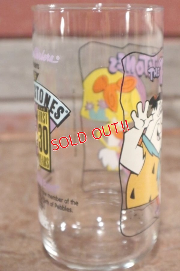 画像5: gs-201001-09 The Flintstones / Hardee's 1991 "The Blessed Event" Glass