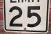 画像4: dp-201001-14 Road Sign "SPEED LIMIT 25 " (4)