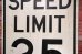 画像3: dp-201001-14 Road Sign "SPEED LIMIT 25 " (3)