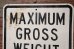 画像2: dp-201001-16 Road Sign "MAXIMUM GROSS WEIGHT 4 TONS " (2)