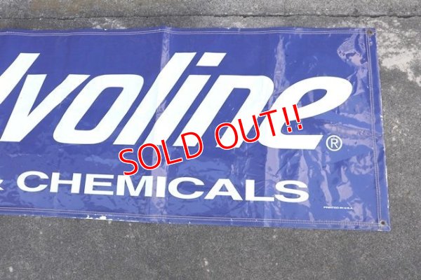 画像4: dp-201001-23 Valvoline / 1990's〜Huge Vinyl Banner