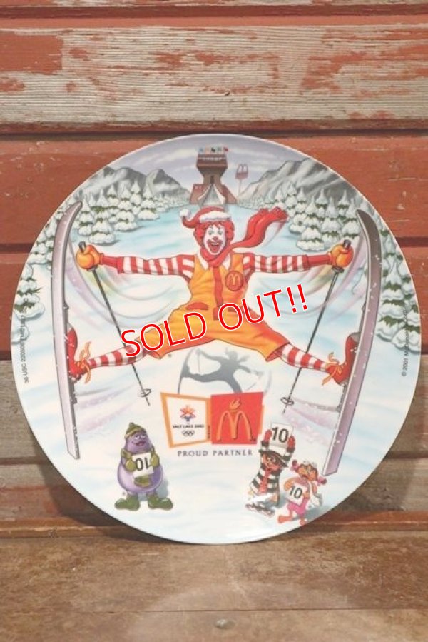 画像1: ct-201001-09 McDonald's / 2001 Collectors Plate "Salt Lake 2002"