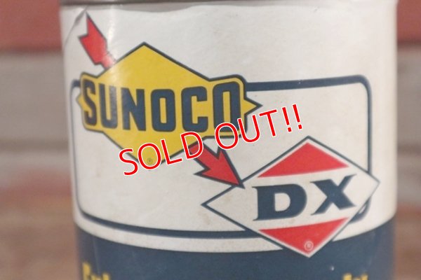 画像2: dp-201001-36 SUNOCO DX / One Quart Motor Oil Can