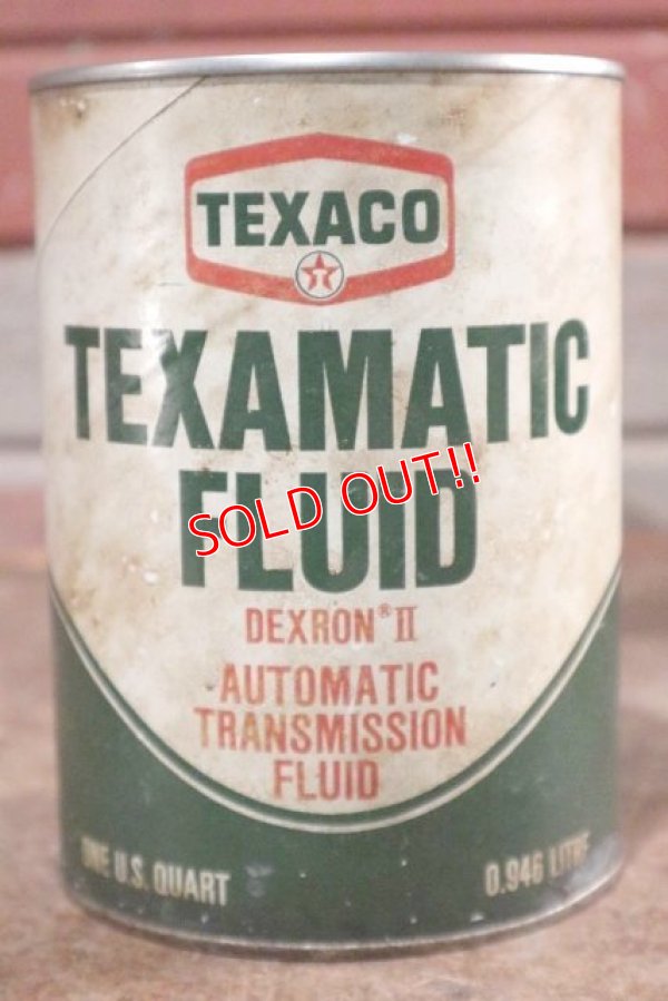 画像1: dp-201001-34 TEXACO / One Quart Motor Oil Can