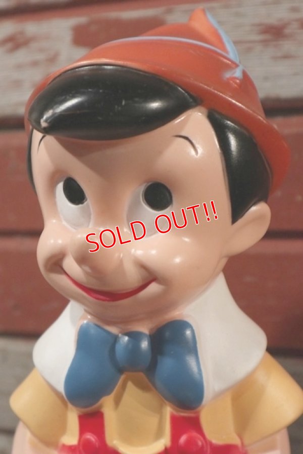 画像2: ct-201001-65 Pinocchio / Play Pal Plastic 1970's Coin Bank