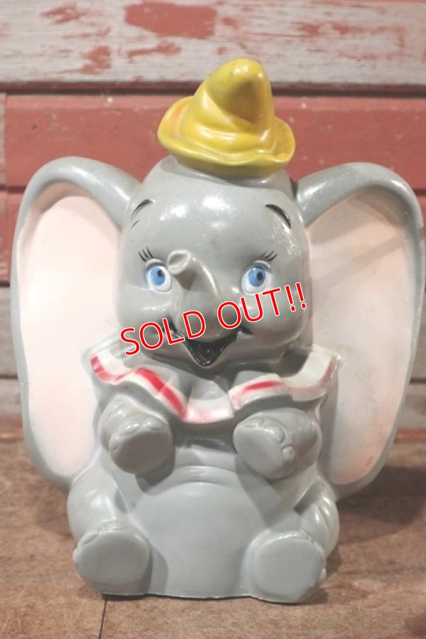 画像1: ct-201001-38 Dumbo / Play Pal Plastic 1970's Coin Bank