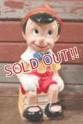 ct-201001-65 Pinocchio / Play Pal Plastic 1970's Coin Bank