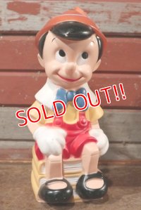ct-201001-65 Pinocchio / Play Pal Plastic 1970's Coin Bank