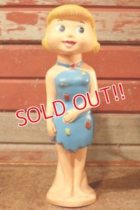 ct-201001-40 Wilma Flintstone / Knickerbocker 1960's Rubber Doll