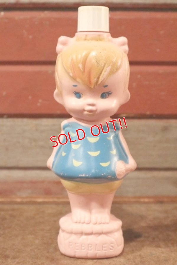 画像1: ct-201001-88 Pebbles Flintstone / PUREX 1960's Fun Bath Bottle