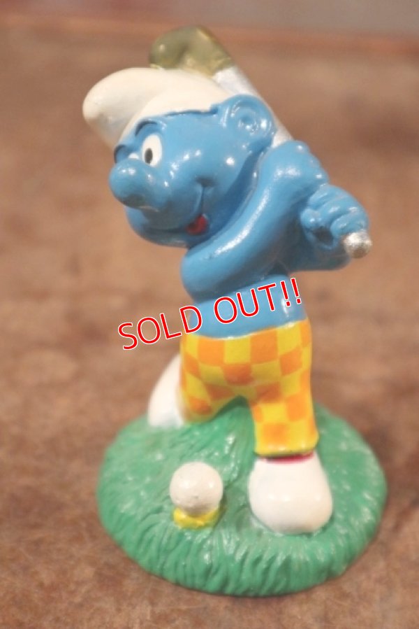 画像2: ct-201101-03 Smurfs / 1998 Candy Topper "Golf"