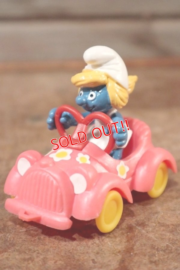 画像1: ct-201101-10 Super Smurf / Smurfette Pink Car #40241