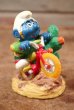 画像1: ct-201101-02 Smurfs / 1998 Candy Topper "Bicycle" (1)