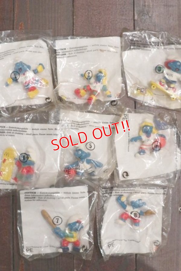 画像2: ct-201101-11 Smurfs / McDonald's 1998 PVC Figure Complete Set