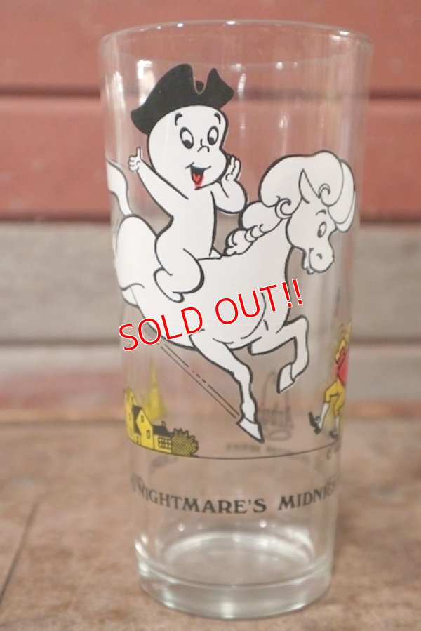 画像1: gs-201001-13 Casper & Nightmare / Arby's 1970's 16 oz. Glass