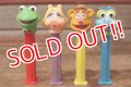 pz-201101-01 The Muppets / 1990's PEZ Dispenser Set of 4