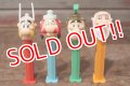 pz-201101-01 Asterix / 1990's PEZ Dispenser Set of 4