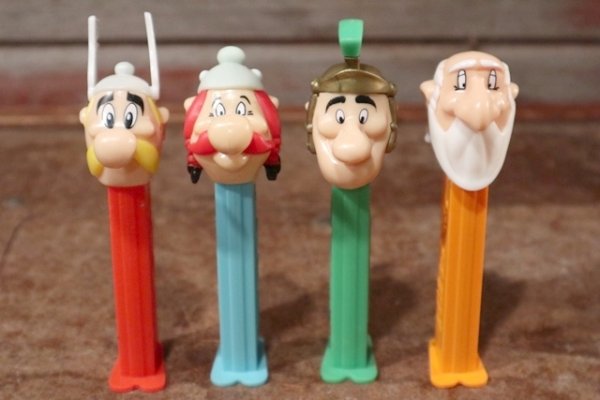 画像1: pz-201101-01 Asterix / 1990's PEZ Dispenser Set of 4