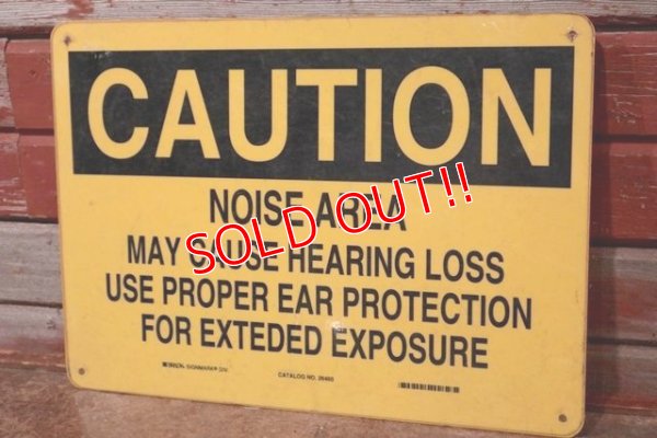 画像1: dp-201101-04 CAUTION / NOISE AREA Sign